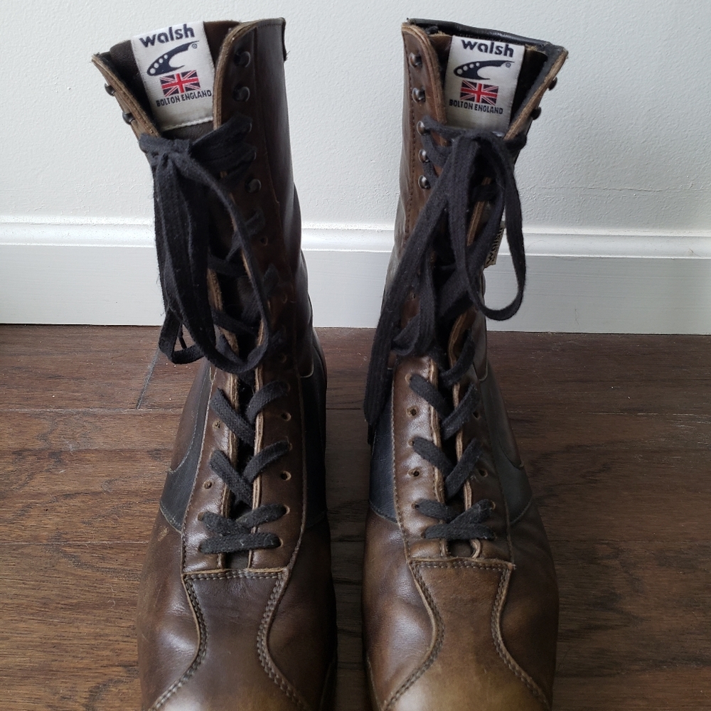 Vintage Walsh Leather High Tops - Picture 5 of 9